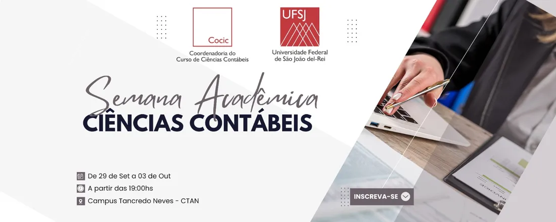 Semana Acadêmica do Curso de Ciências Contábeis da UFSJ