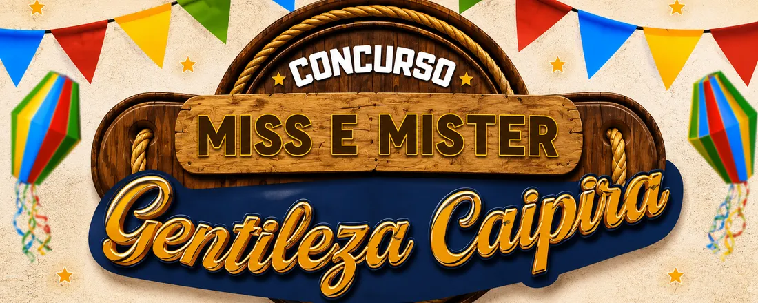 Concurso Miss e Mister Gentileza Caipira HRPA 2026