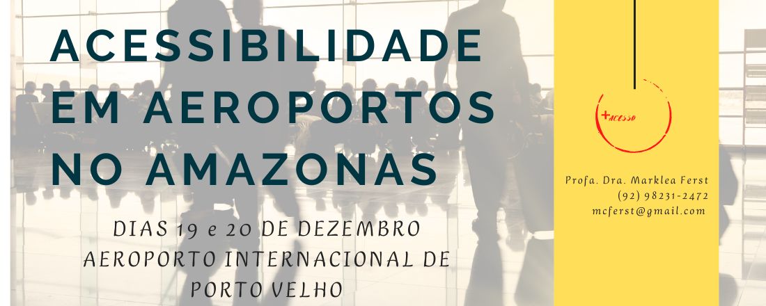 ACESSIBILIDADE EM AEROPORTOS - Porto Velho