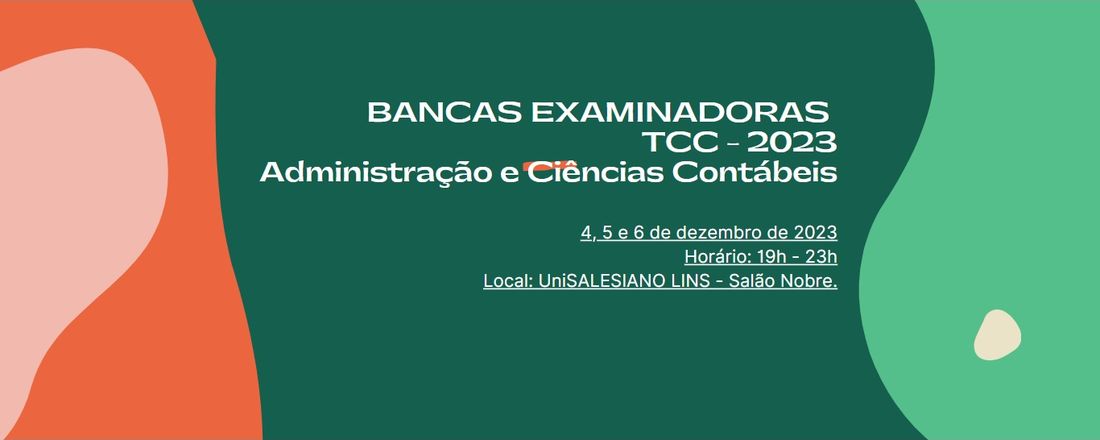 Bancas examinadoras - TCC - 2023