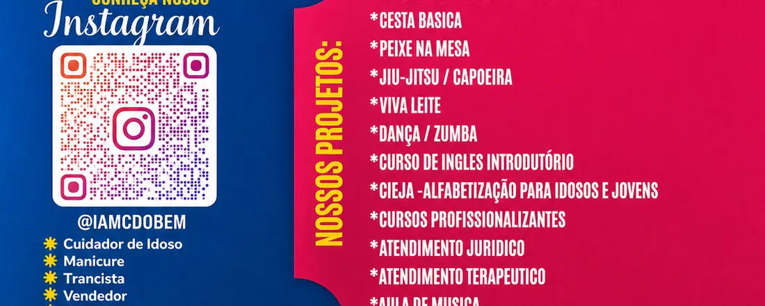 INSCRIÇÃO INSTITUTO CONSELHO DO BEM