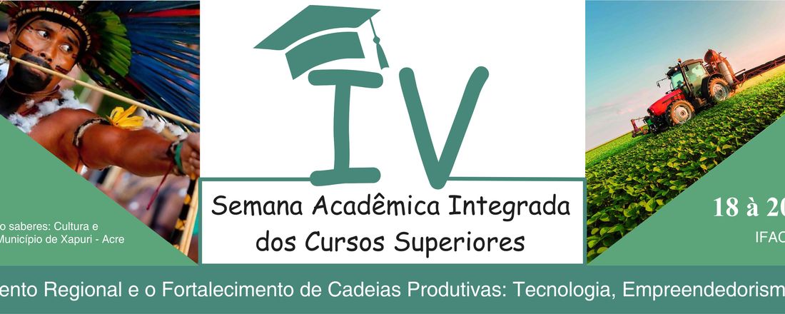 IV Semana Acadêmica Integrada dos Cursos Superiores e  I Workshop Entrelaçando Saberes: cultura e educação indígena no município de Xapuri-Acre.