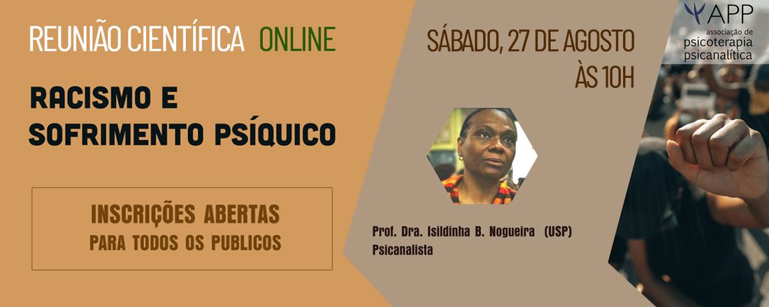 REUNIÃO CIENTÍFICA - Racismo e Sofrimento Psíquico