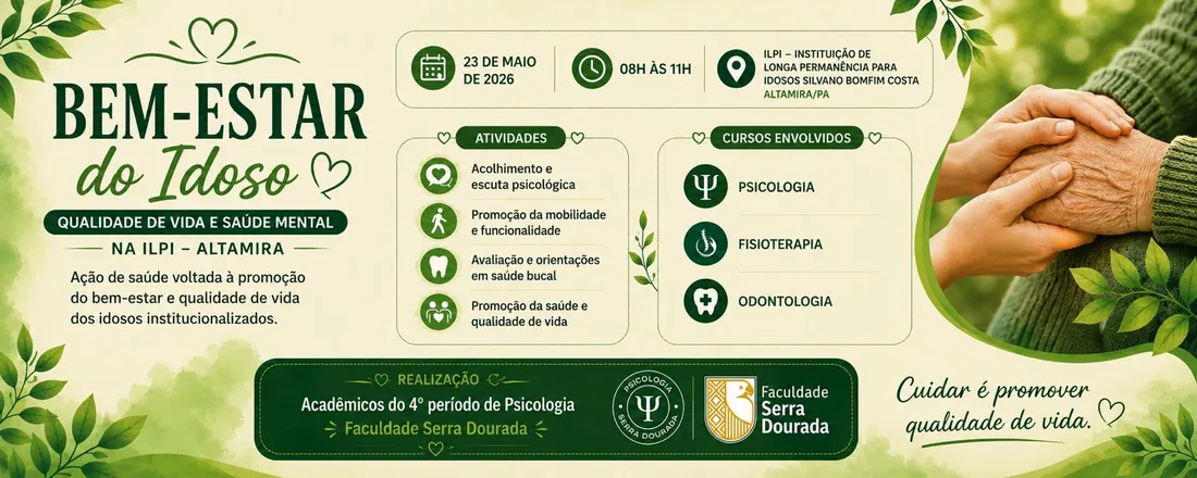 Bem-Estar do Idoso: Qualidade de Vida e Saúde Mental na ILPI – Altamira