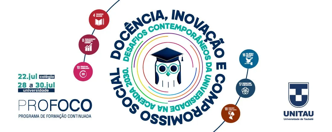 Profoco 2026/2 - DOCÊNCIA, INOVAÇÃO E COMPROMISSO SOCIAL: desafios contemporâneos da universidade na Agenda 2030