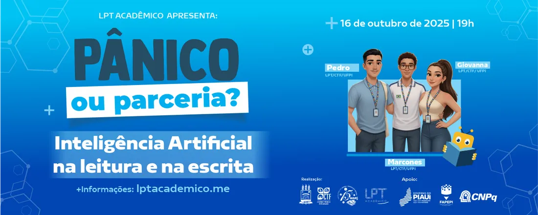Pânico ou Parceria? Inteligência artificial na leitura e na escrita