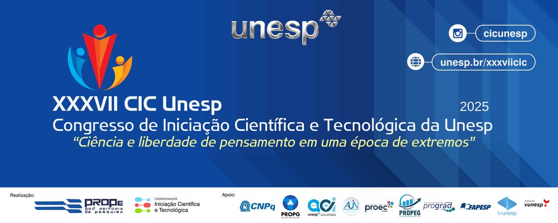 XXXVII Congresso de Iniciação Científica e Tecnológica da Unesp