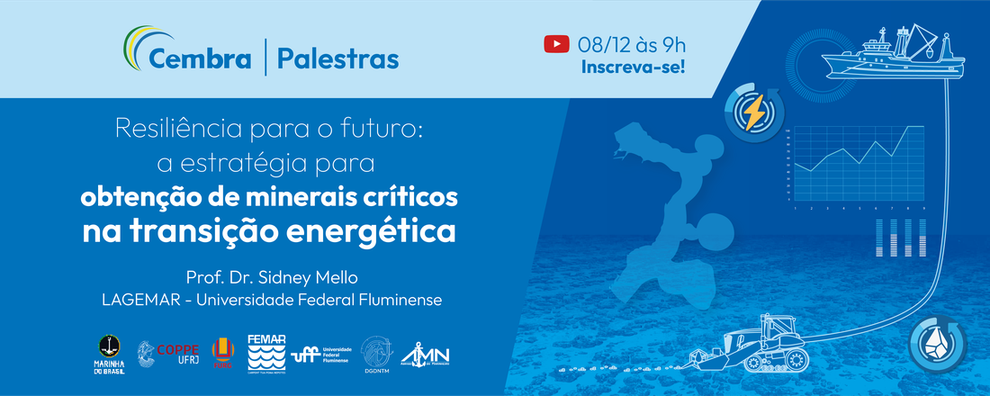 Palestra Resiliência para o Futuro: a Estratégia para Obtenção de Minerais Críticos na Transição Energética