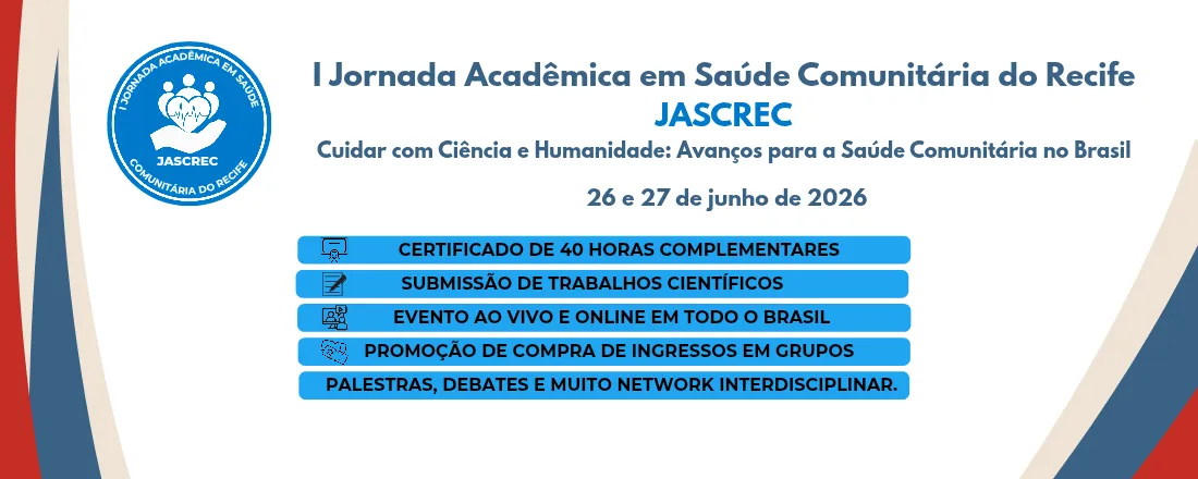 I JORNADA ACADÊMICA EM SAÚDE COMUNITÁRIA DO RECIFE