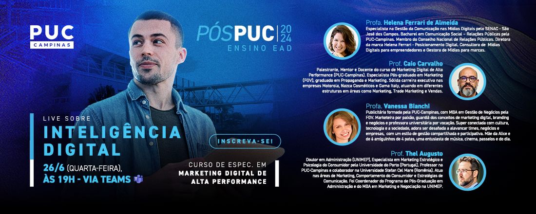LIVE SOBRE INTELIGÊNCIA DIGITAL