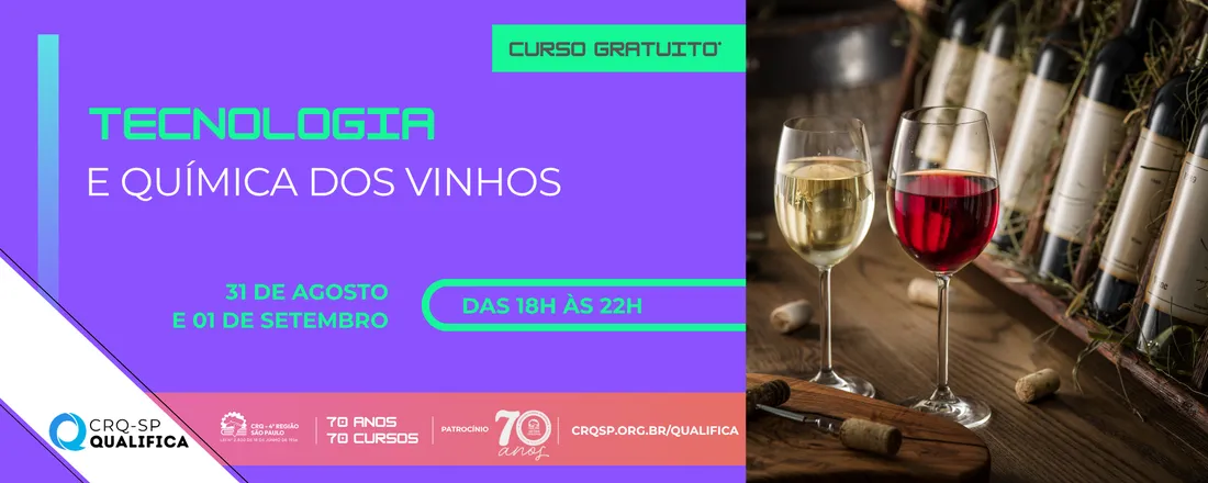 Curso Tecnologia e Química dos Vinhos