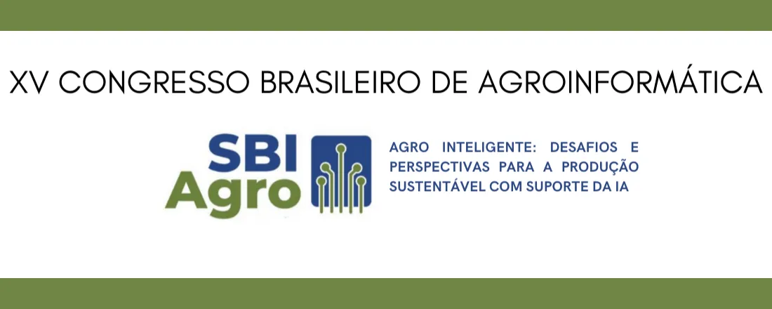 XV Congresso Brasileiro de Agroinformática
