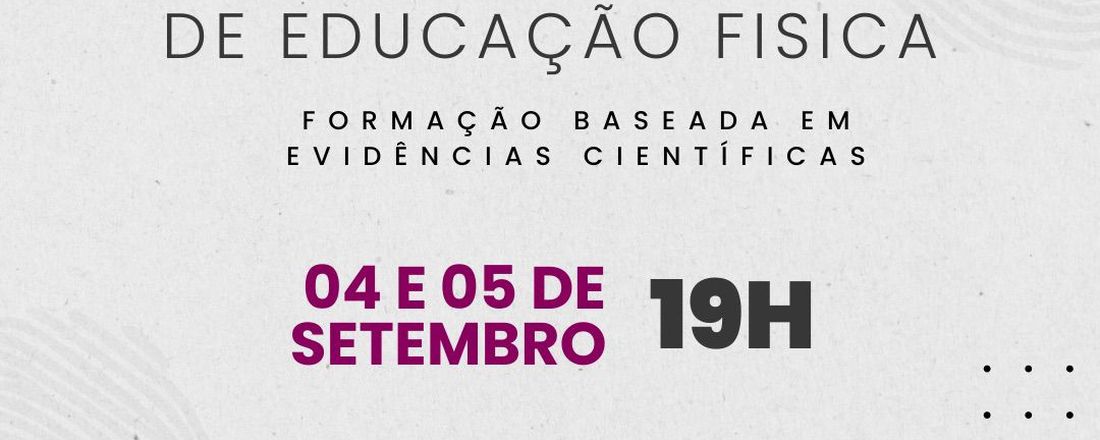 I SIMPÓSIO DE EDUCAÇÃO FÍSICA