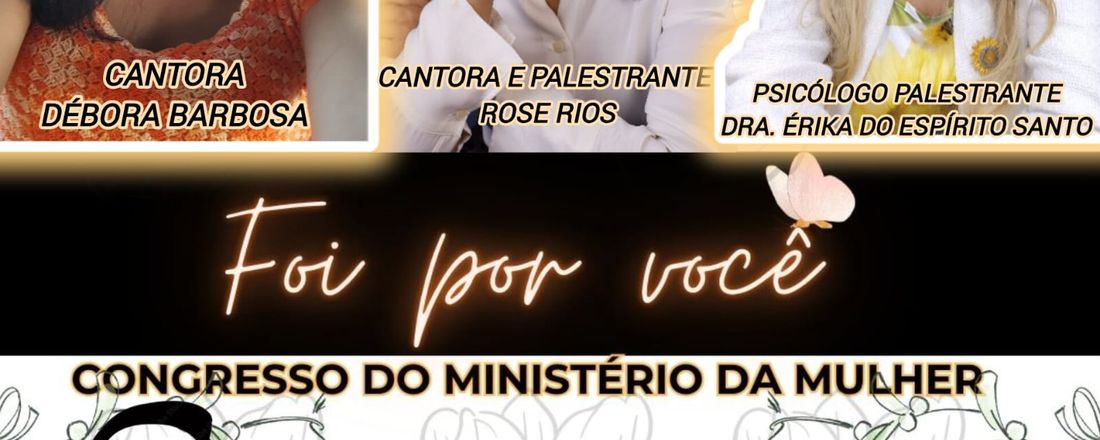 CONGRESSO DO MINISTÉRIO DA MULHER