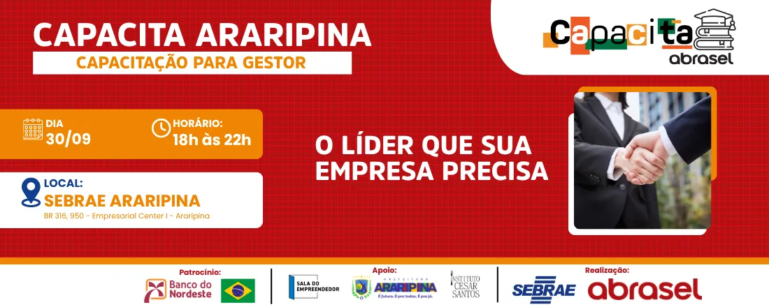 Capacita Gestor | O líder que sua Empesa precisa — Araripina