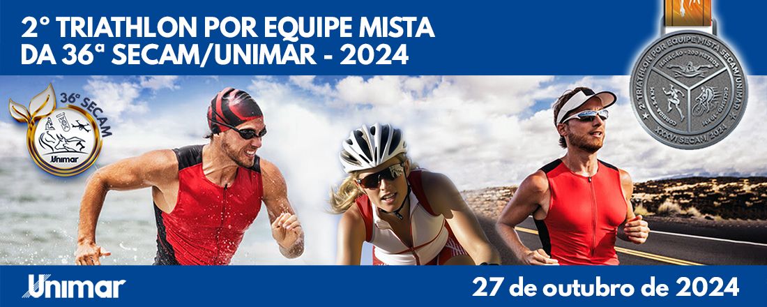 2º Triathlon por Equipe Mista da 36ª SECAM/UNIMAR