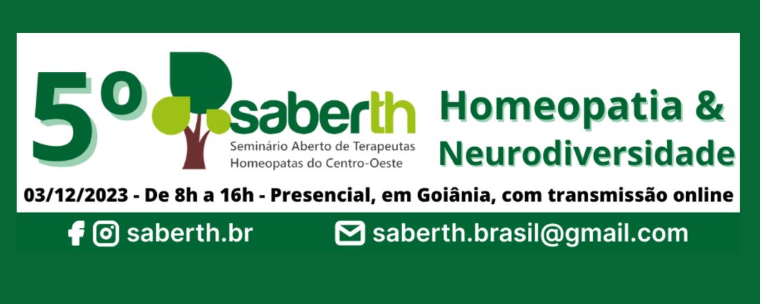 V SABERTH- Seminário Aberto de Terapeutas Homeopatas