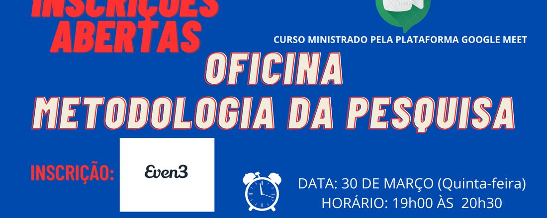 Oficina - Metodologia da Pesquisa