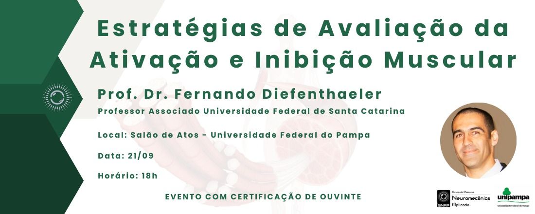 PALESTRA :: Estratégias de avaliação da ativação e inibição muscular, com Prof. Dr. Fernando Diefenthaeler