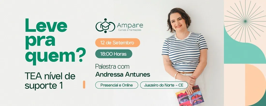Leve para quem? TEA nível de suporte 1 com Andressa Antunes
