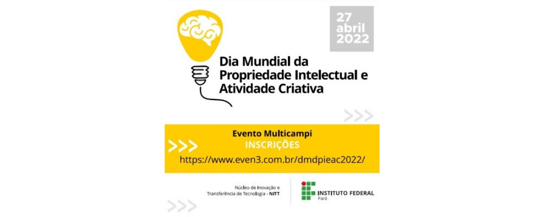 Dia Mundial da Propriedade Intelectual e Atividade Criativa