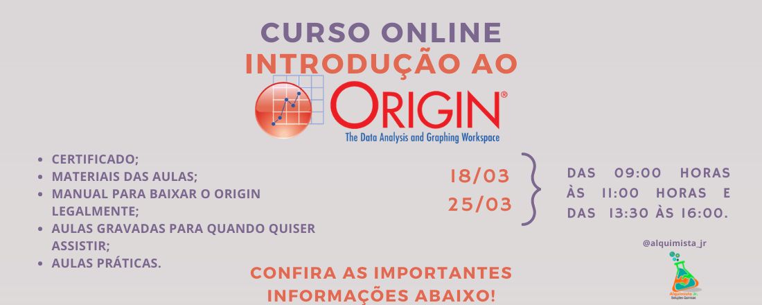 Curso Online de Introdução ao Origin®