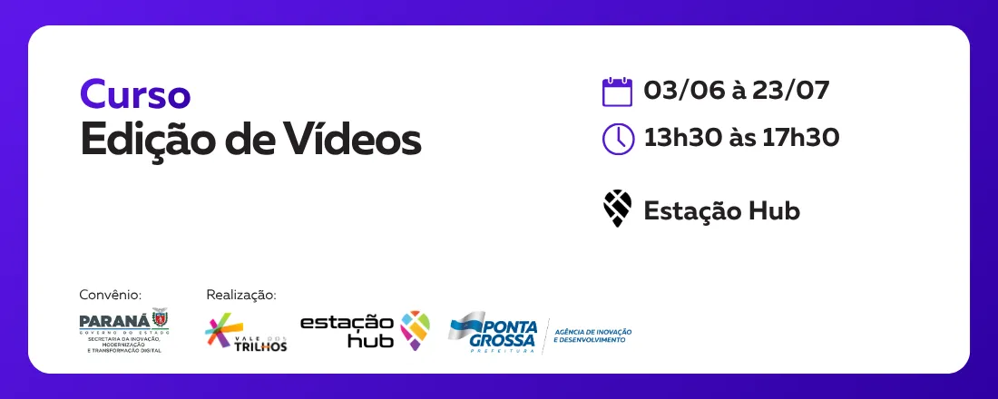 Curso de Edição de Vídeos – Formação Completa em Audiovisual
