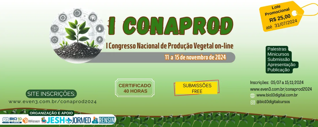 I Congresso Nacional de Produção Vegetal On-line (I CONAPROD)