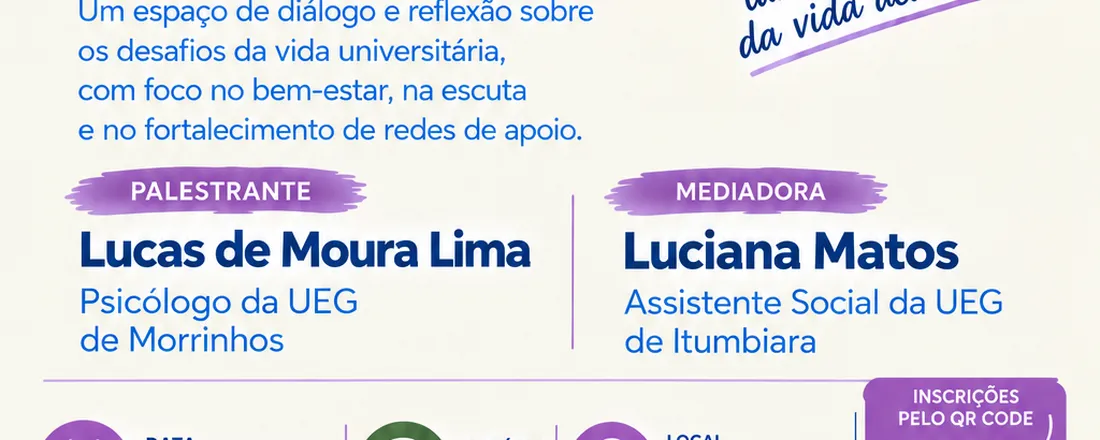 Palestra Promoção da Saúde Mental no Contexto Acadêmico