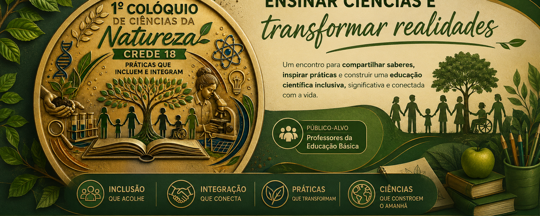 1° COLÓQUIO DE CIÊNCIAS DA NATUREZA - CREDE 18ª