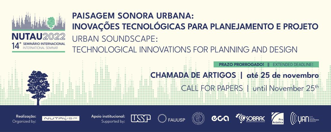 14° Seminário Internacional NUTAU: Paisagem Sonora Urbana