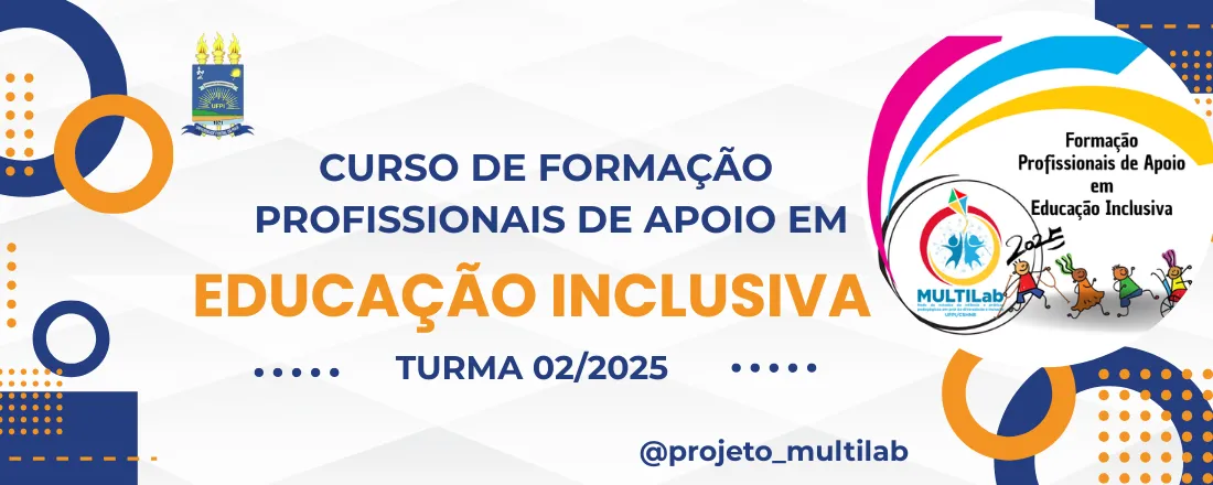 MULTILab UFPI - TURMA 02 Curso de Formação de Profissionais de Apoio em Educação Inclusiva - 2025