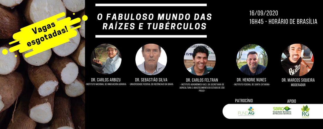 O FABULOSO MUNDO DAS RAÍZES E TUBÉRCULOS
