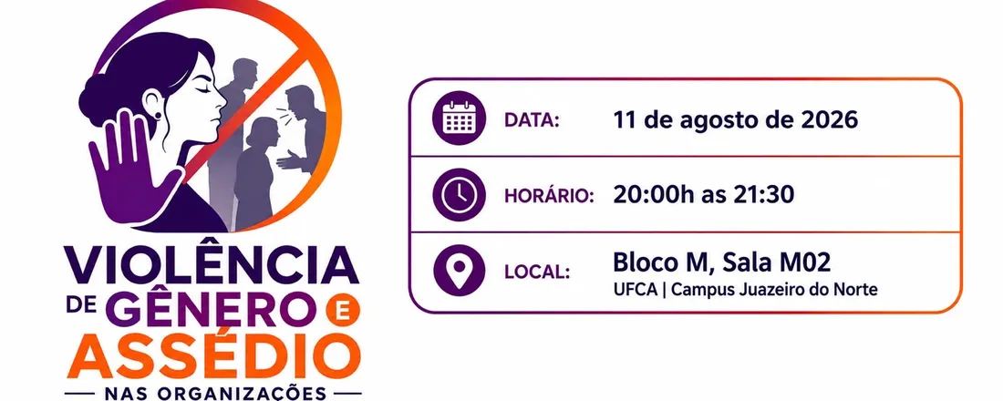 Roda de Conversa: Violência de Gênero e Assédio nas Organizações