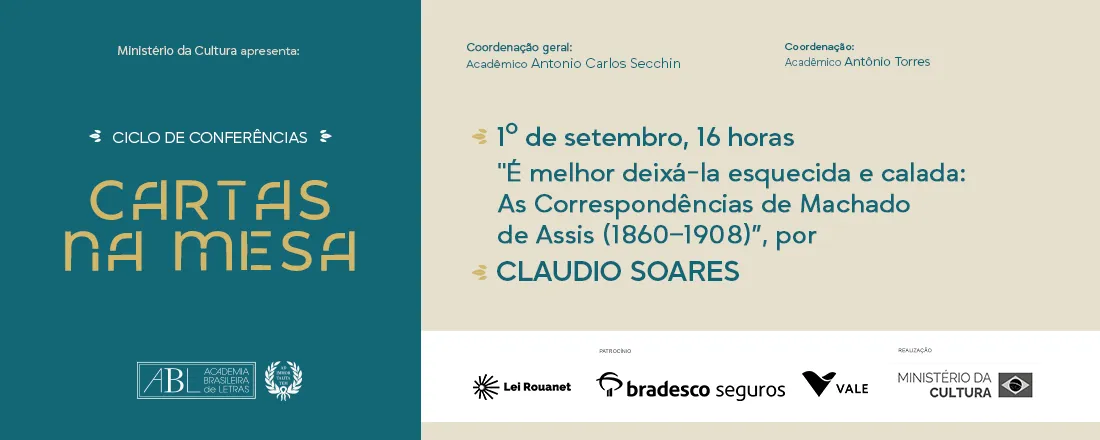 É melhor deixá-la esquecida e calada: as correspondências de Machado de Assis (1860 -1908)