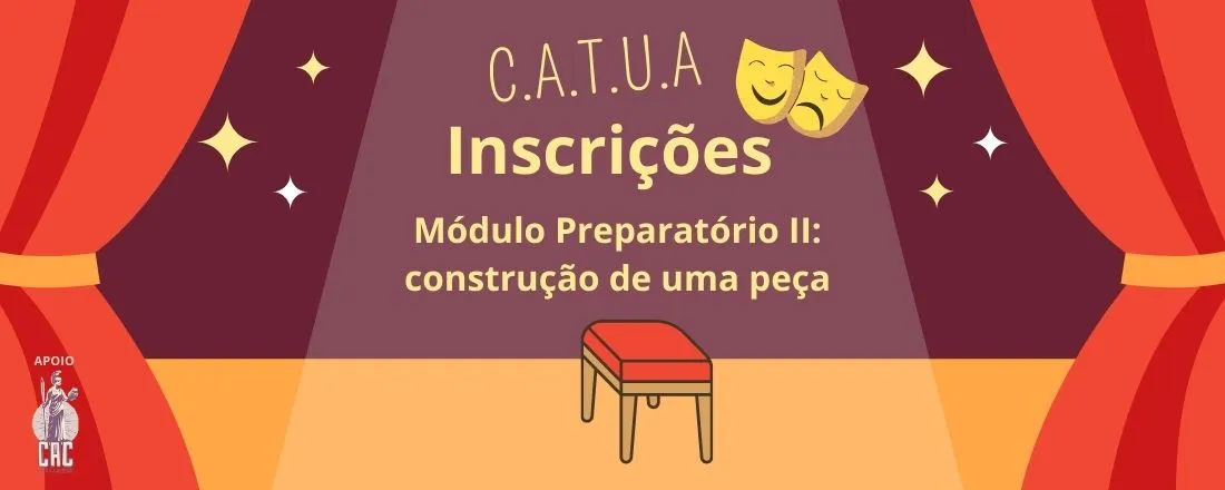 Formação em teatro - Módulo Preparatório II: construção de uma peça
