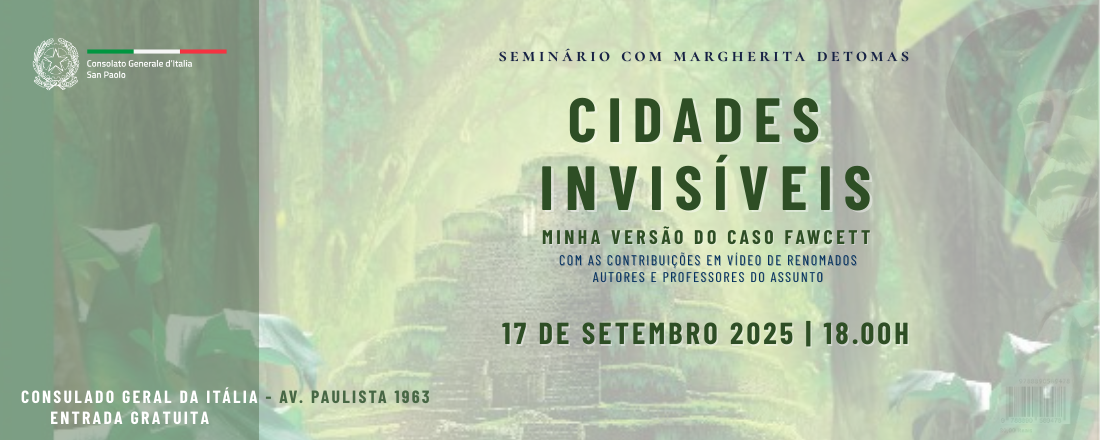 Seminário "Cidades Invisíveis" com Margherita Detomas