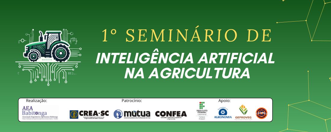 1º Seminário de Inteligência Artificial na Agricultura