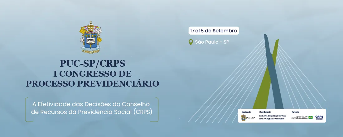 PUC-SP/CRPS I Congresso de Processo Previdenciário