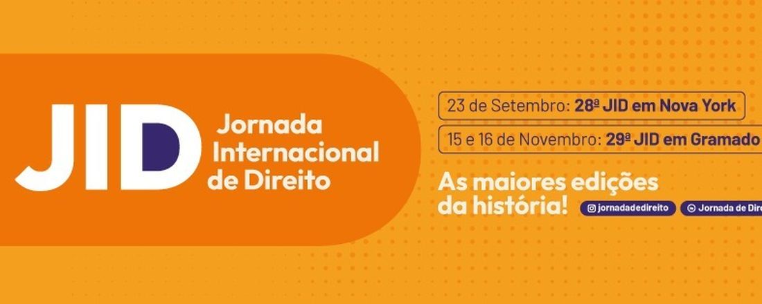 29ª Jornada Internacional de Direito