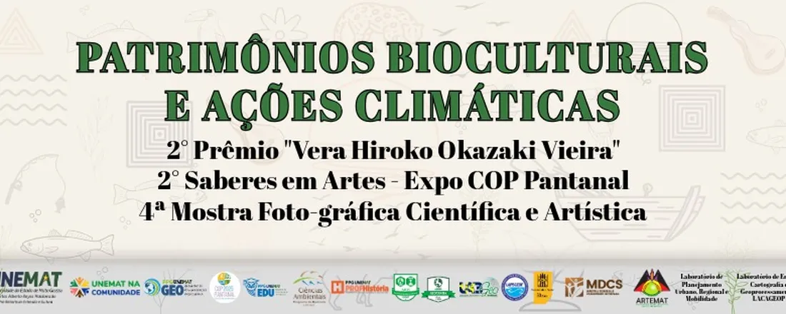 2° PRÊMIO "VERA HIROKO OKAZAKI VIEIRA"; 4ª MOSTRA FOTO- GRÁFICA CIENTÍFICA E ARTÍSTICA; 2° SABERES EM ARTES - EXPO COP PANTANAL