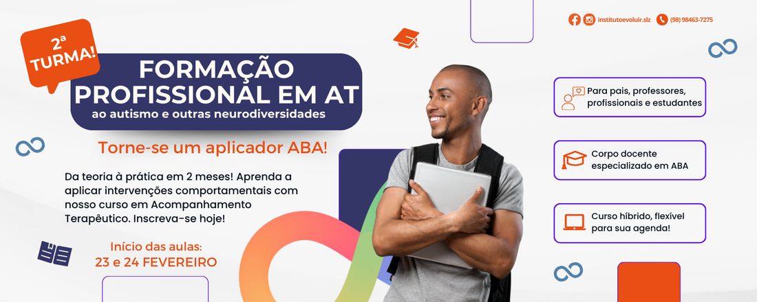 Formação Profissional em Acompanhamento Terapêutico no Autismo e outras Neurodiversidades - Turma 2