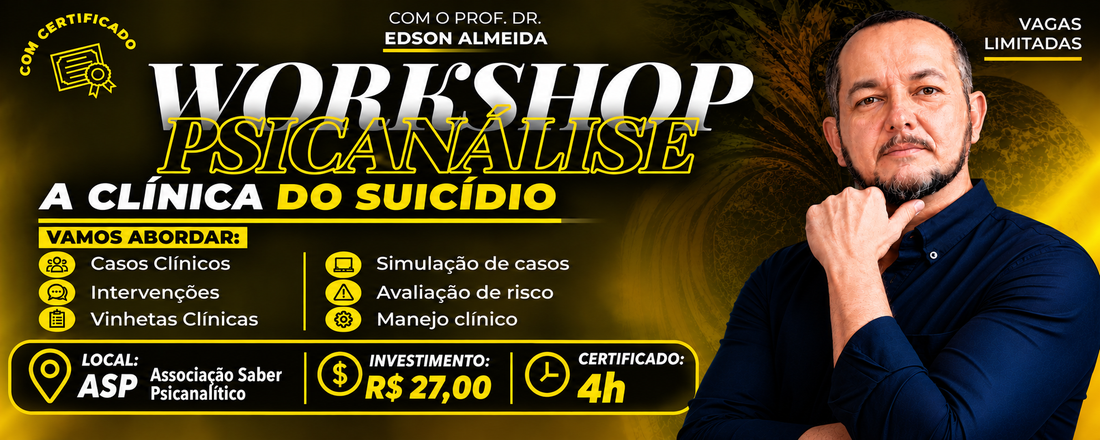WORKSHOP PSICANÁLISE E SUICÍDIO