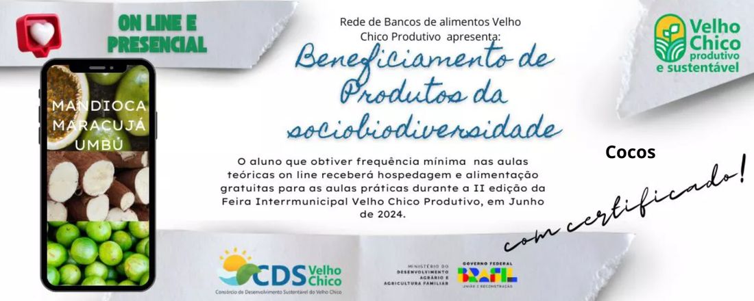 BENEFICIAMENTO DE PRODUTOS DA BIODIVERSIDADE - COCOS