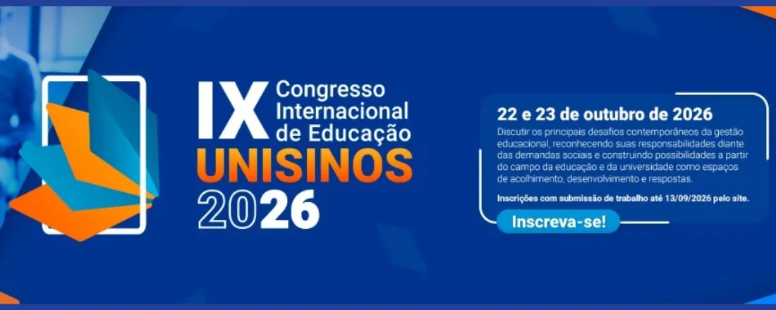 IX Congresso Internacional de Educação da Unisinos