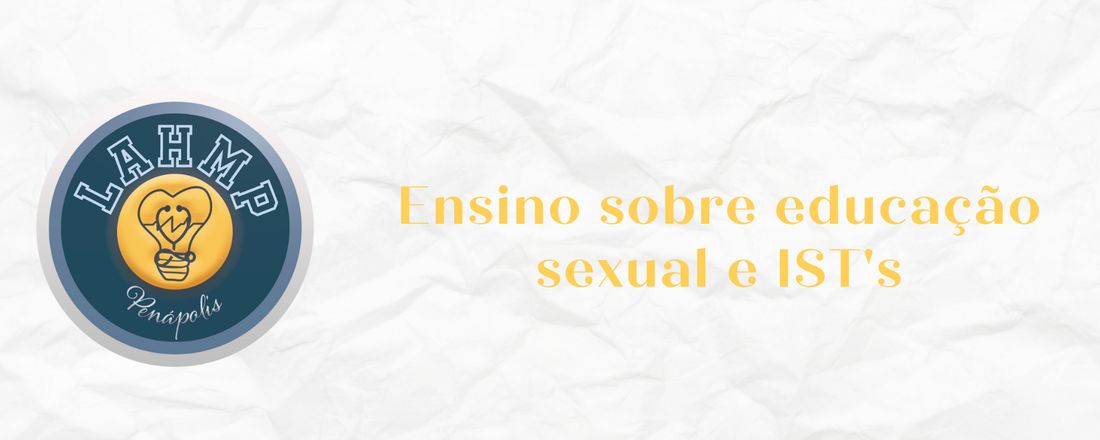 Cadastramento: Ensino sobre educação sexual e IST's