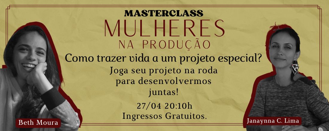 Bate papo - Mulheres na produção 27/04