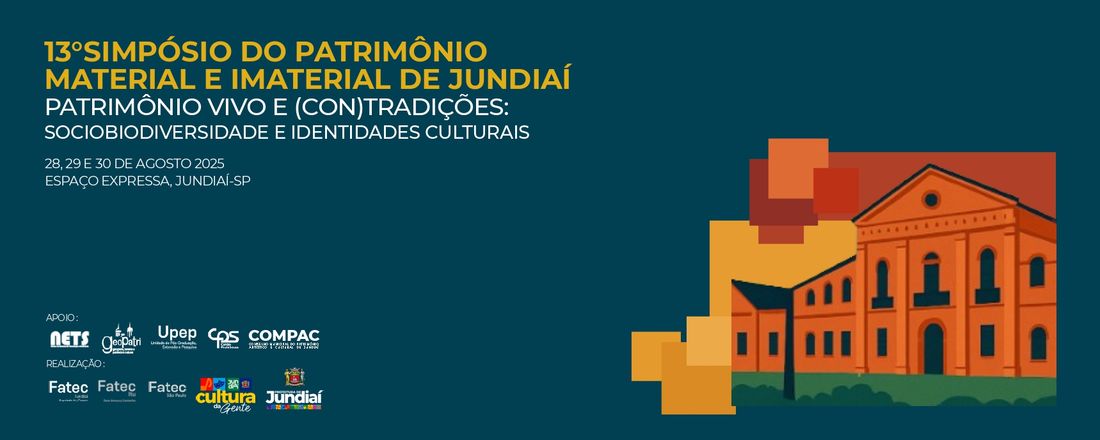 13° Simpósio do Patrimônio Material e Imaterial