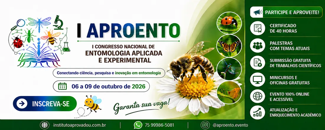 I Congresso Nacional de Entomologia Aplicada e Experimental Online (I APROENTO)