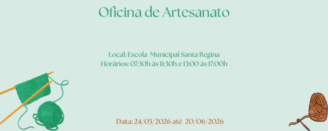 Oficina de artesanato